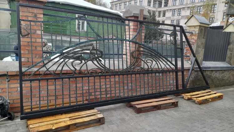 Ворота из профнастила Софрино